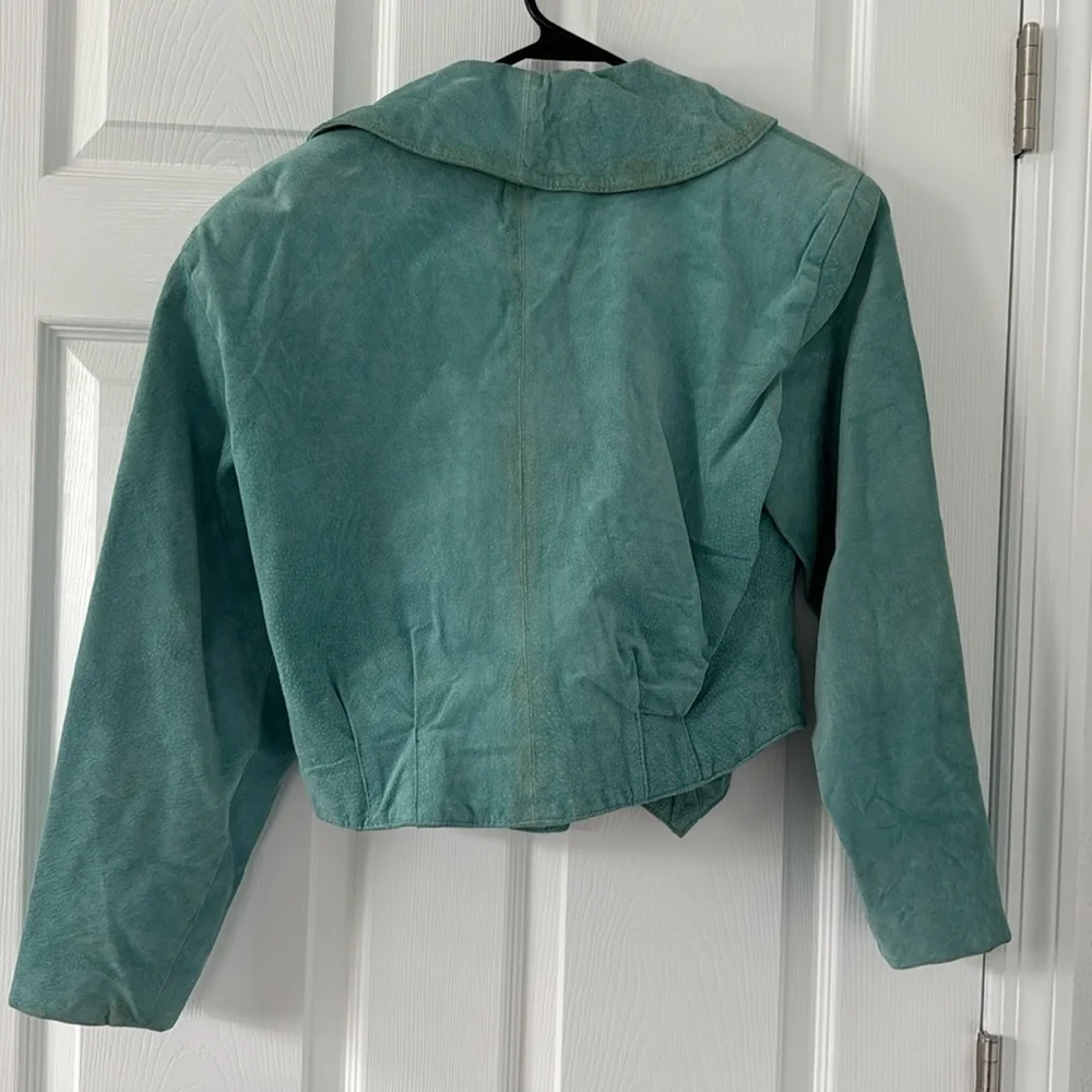 Chia genuine, leather suede jacket vintage 90’s - Picture 3 of 3